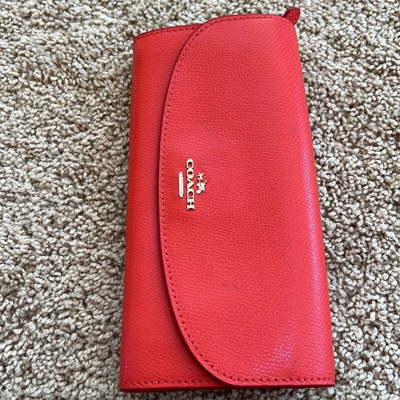 New! COACH watermelon slim envelope wallet! - Picture 11 of 11